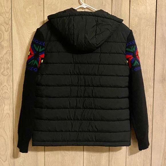 NWT Polo Ralph Lauren Hybrid Hooded Sweater in Holiday Multicolor - Picture 10 of 14